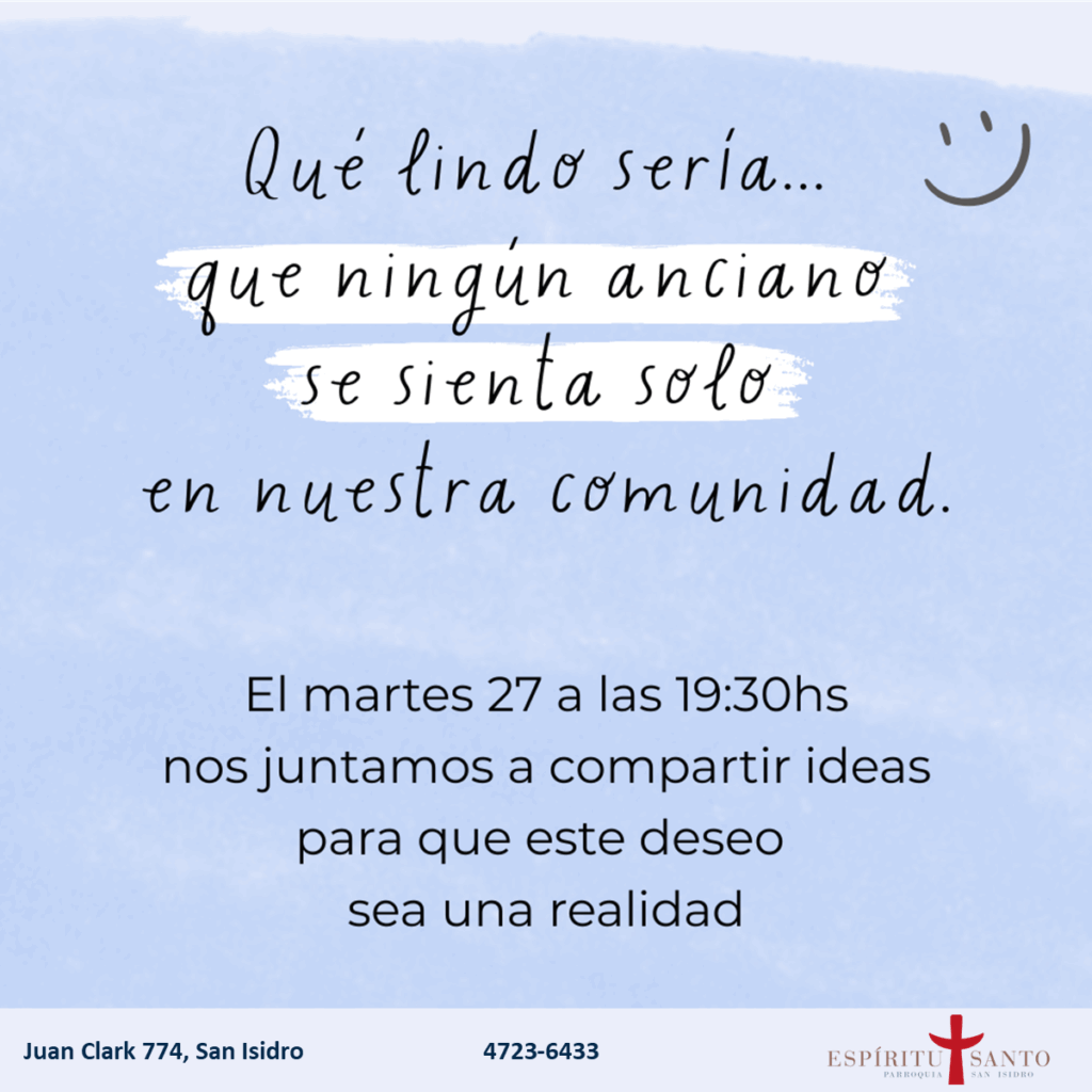 QUE NINGÚN MAYOR SE SIENTA SOLO